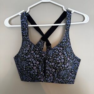 knix Catalyst Front Zip Sports Bra - Size 4